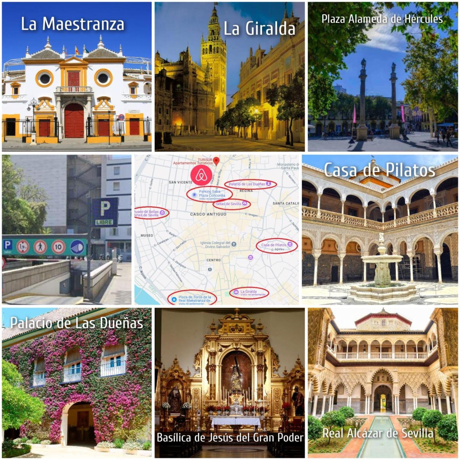 Apartamento En Sevilla Centro Con Vistas A La Plaza Alameda De Hercules - Hasta 6 Personas Экстерьер фото